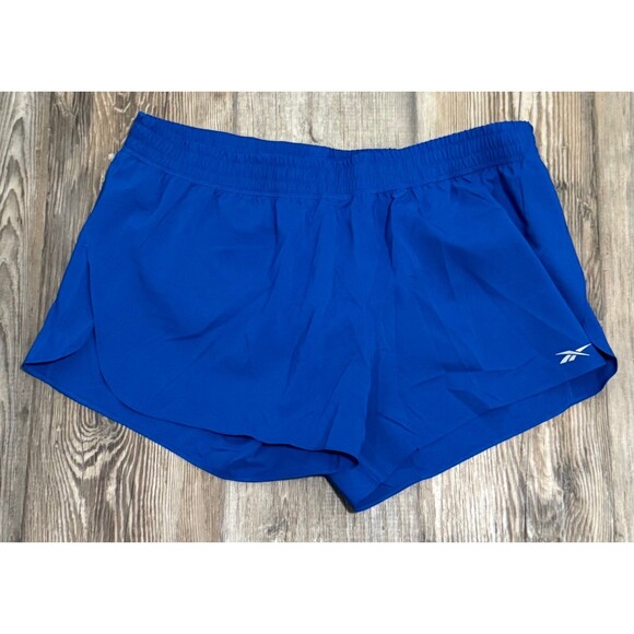 Reebok Women's Blue Performance Running, Fitness, Workout, Track Shorts XL, NWT - Picture 2 of 4